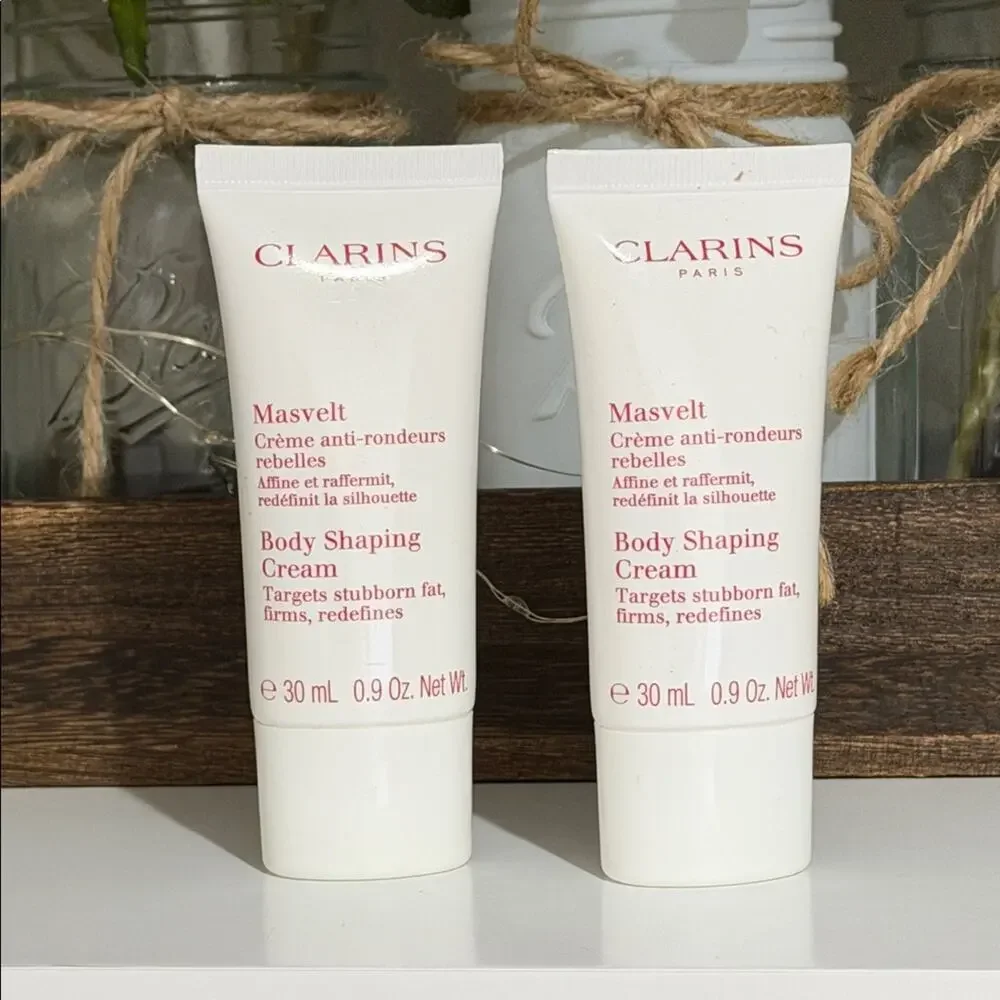 New Clarins Masvelt Body Shaping Cream Lot of 2 Travel Size 30ml each